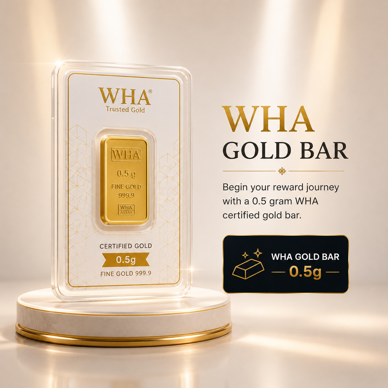 WHA gold bar reward